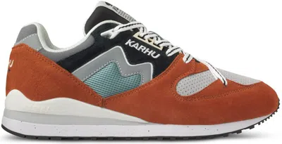 Pre-owned Karhu Men's  Synchron Classic Hockey Pack 2 Sneakers In Cinnamon Stick/jet Black In Multi