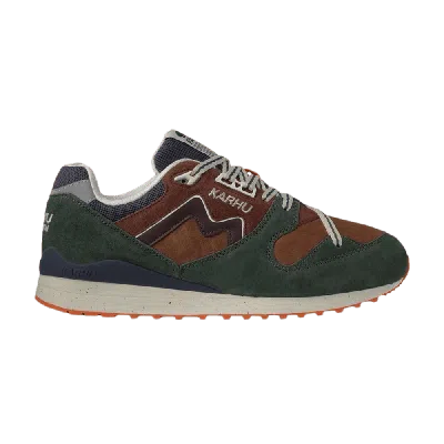 Pre-owned Karhu Synchron Classic 'outdoor Pack - Thyme Bitter Chocolate' In Green