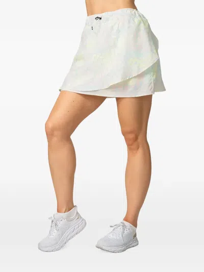 Kari Traa Ane Floral-print Wrap Skort In Blue