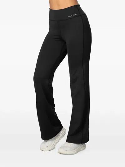 Kari Traa Ava Logo-print Flared Leggings In Black