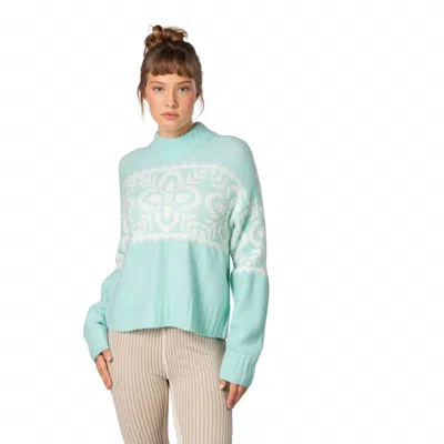Kari Traa Disa Knit Sweater In Bright Turquoise In Green