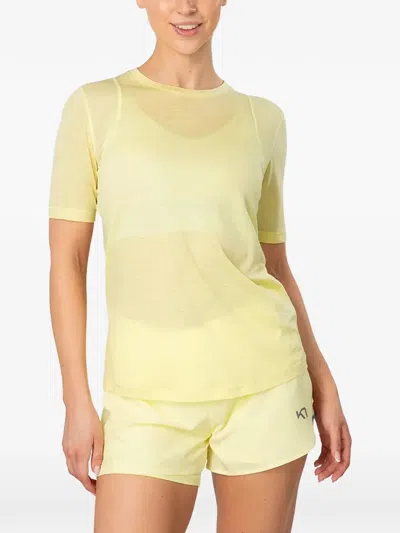 Kari Traa Embla Short-sleeve Base Layer In Yellow