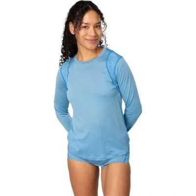 Kari Traa Embla Wool Long-sleeve Top In Blue