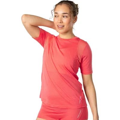 Kari Traa Embla Wool T-shirt In Pink