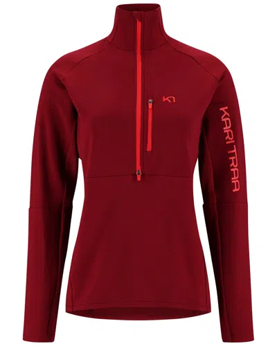Kari Traa Emma 1/2-zip In Red