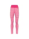 Kari Traa Fair-isle Pattern Performance Leggings In Pink