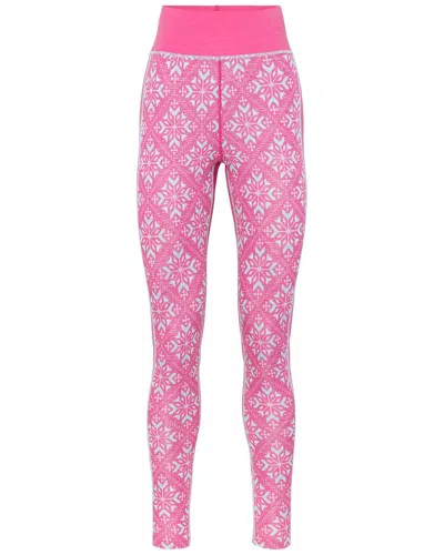 Kari Traa Iselin Wool-blend Base Layer Pant In Pink