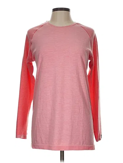 Pre-owned Kari Traa Long Sleeve T-shirt In Pink