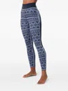 Kari Traa Malia Fair Isle-patterned Base Layer Pants In Blue