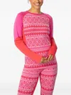 Kari Traa Malia Patterned Panelled T-shirt In Multi