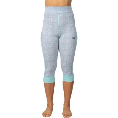 Kari Traa Rose High Waist Capri In Blue