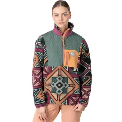 Kari Traa Rothe 1/2-zip Pullover Shirt In Brown