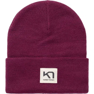 Kari Traa Rothe Beanie In Burgundy