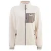 Kari Traa Rothe Midlayer Jacket Womensivory Fleece Insulated Full Zip App3041 In White