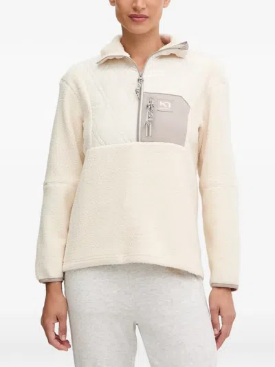 Kari Traa Røthe Quilted Half-zip Fleece Jacket In Multi