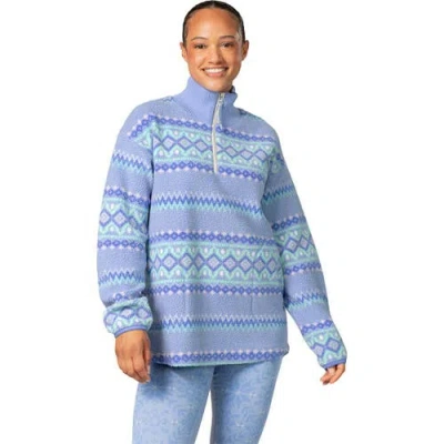 Kari Traa Ruthie Midlayer 1/2-zip Shirt In Blue