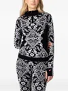 Kari Traa Saga Geometric-pattern Half-zip Base Layer In Multi