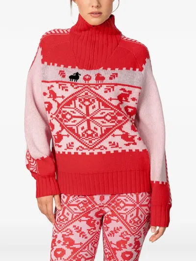 Kari Traa Saga Half-zip Sweater In Multi