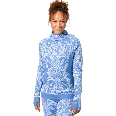 Kari Traa Saga Hood Top In Blue