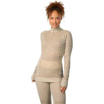 Kari Traa Smekker 1/2-zip Top In Neutral