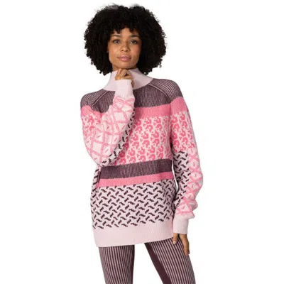 Kari Traa Smekker Knit Sweater In Cocoa Powder