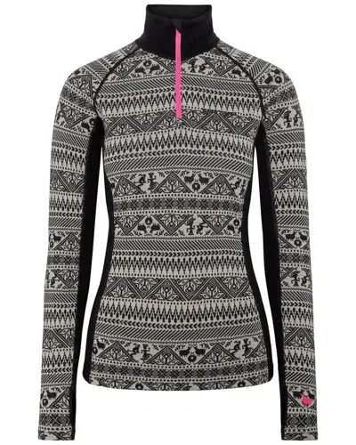 Kari Traa Tale Wool 1/2-zip In Black