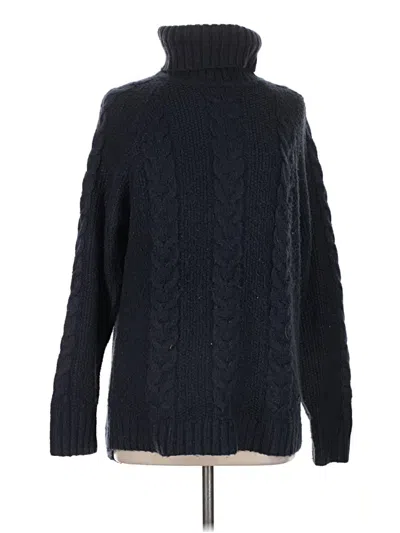 Pre-owned Kari Traa Turtleneck Sweater In Blue