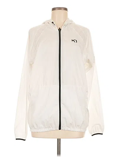 Pre-owned Kari Traa Windbreaker Jacket In White