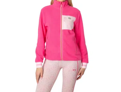 Kari Traa Women's Rothe Midlayer Jacket In Bright Pink
