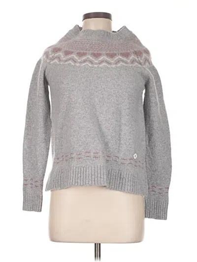 Pre-owned Kari Traa Wool Pullover Sweater In Gray