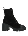 Karida Woman Ankle Boots Black Size 7 Leather