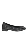 Karida Woman Ballet Flats Black Size 8 Textile Fibers