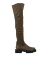 Karida Woman Boot Military Green Size 8 Textile Fibers In Green