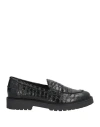 Karida Woman Loafers Black Size 11 Leather