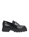 Karida Woman Loafers Black Size 11 Leather