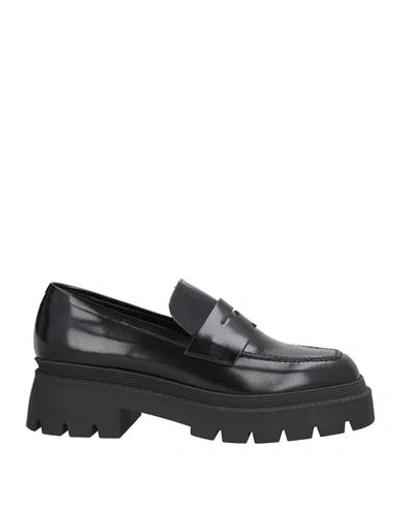 Karida Woman Loafers Black Size 11 Leather