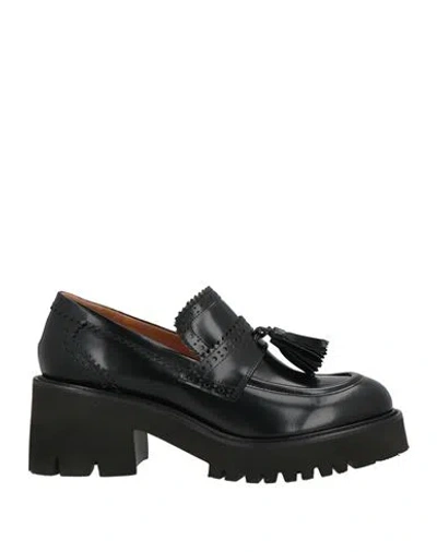Karida Woman Loafers Black Size 6 Calfskin