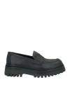 Karida Woman Loafers Dark Green Size 11 Calfskin