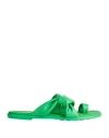 Karida Woman Thong Sandal Green Size 6 Leather
