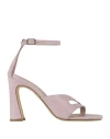 Karida Woman Toe Strap Sandals Lilac Size 11 Soft Leather In Purple