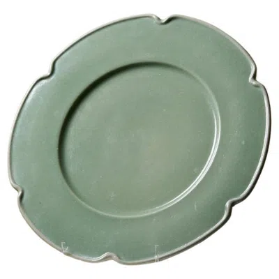 Pre-owned Karin Björquist Green Glazed Stoneware Dish, Gustavsberg, Sweden, 1960s