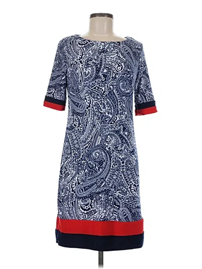 Pre-owned Karin Stevens Casual Dress In Blue