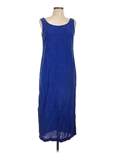 Pre-owned Karin Stevens Casual Dress In Blue