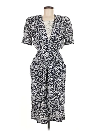 Pre-owned Karin Stevens Casual Dress In Blue