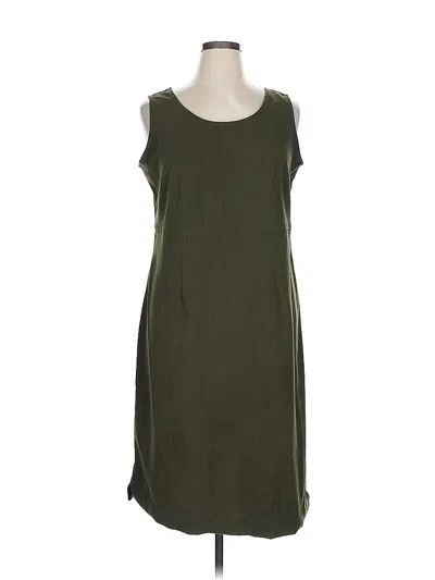 Pre-owned Karin Stevens Casual Dress In Green