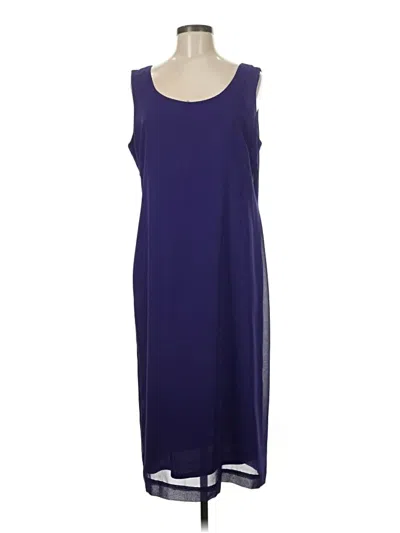 Pre-owned Karin Stevens Casual Dress In Purple