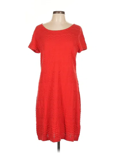 Pre-owned Karin Stevens Casual Dress In Red