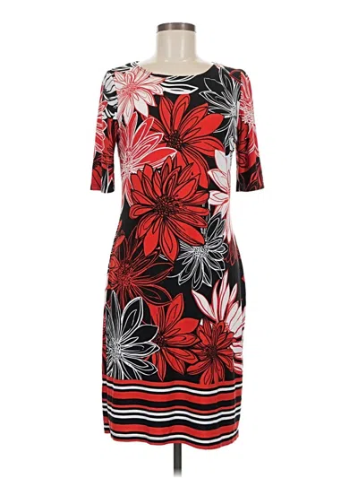 Pre-owned Karin Stevens Casual Dress In Red