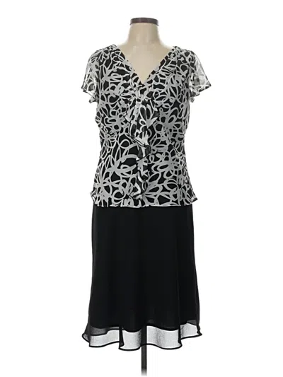 Pre-owned Karin Stevens Cocktail Dress In Black