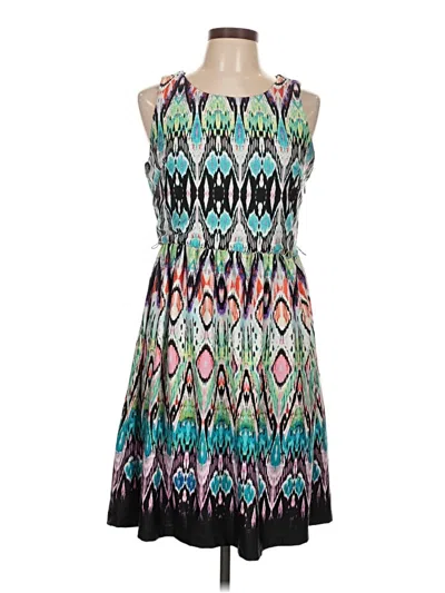 Pre-owned Karin Stevens Cocktail Dress In Blue